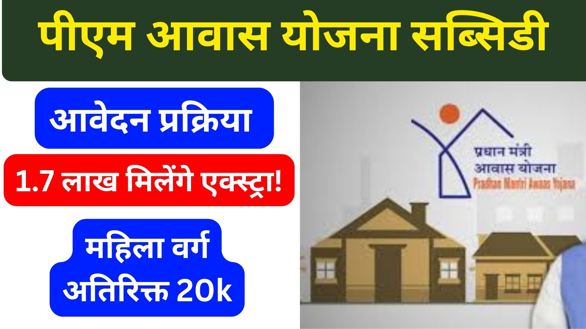 PM Awas Yojana subsidy : 2025 में सब्सिडी राशि बढ़कर हुई ₹1.70 लाख